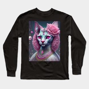 Victorian Goddess Sphynx Long Sleeve T-Shirt